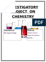 Investigatory Project On Chemistry: Session