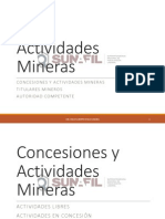 Identificación de Actividades Mineras - Abg. Oscar Echaiz Cabañas
