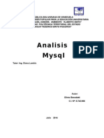 Analisis de Mysql Olinto Benedetti