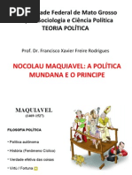 Aula 2 Maquiavel e a Ciencia Politica