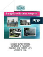 OSCE Pediatrics - OSCE in Pediatrics (Bangalore Baptist Hospital, 2011)