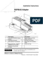 Point I/O Profibus Adapter: Installation Instructions