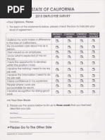 2015 California State Employee Survey