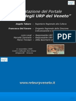 Presentazione Del Portale “La Rete Degli URP