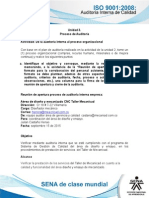 Actividad de Aprendizaje Unidad 3 - de La Auditoria Interna Al Proceso Organizacional