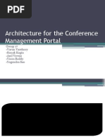 Architecture for the Conference Management Portal