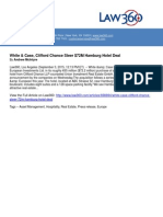 White Case Clifford Chance Steer 72m Hamburg Hotel Deal 2015-09-03