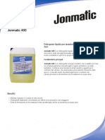 Detergente Liquido Per Stoviglie Jonmatic 400