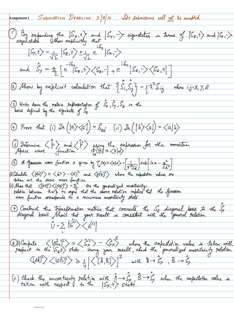 Assignment 1 Overview and Details | PDF