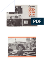 Canonet QL17 Manual