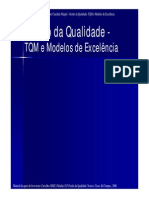 Gestão Da Qualidade TQM e Modelos Execelencia