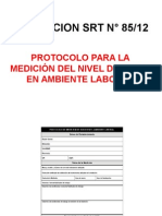 Guia y Procedimiento de Medida Del Ruido