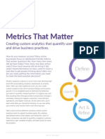 Metrics That Matter