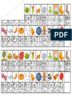 Alfabeto para Colar No Caderno 1ãâºano