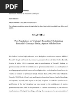 Blencowe Fouc Against Nikolas Rose