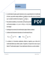 Transformada de Laplace y Propiedades 2013