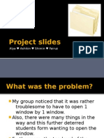 Project Slides: Alya Ashikin Shimin Fairuz