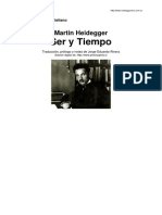 Heidegger Ser y Tiempo