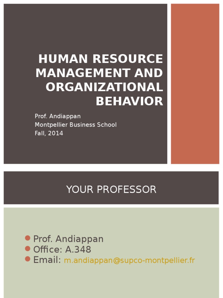 Introduction To The Course | PDF | Innovation | Human Resource Management