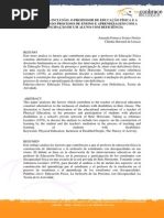 O DESAFIO DA INCLUSÃO