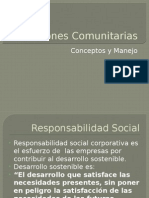 Relaciones Comunitarias