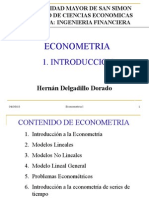 Econometría UNISIMON