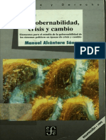 Gobernabilidad Crisis y Cambio Manuel Alcantar