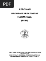 Download Pedoman Program Kreativitas Mahasiswa Pkm by kumalasani SN27826552 doc pdf