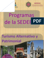 Programas de La Sederec