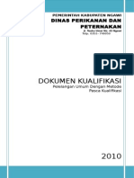 Dokumen Kualifikasi 2009 Dinas Perikanan & Peternakan