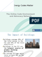 Why Energy Codes Matter: The Online Code Environment and Advocacy Network