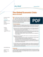 Policy Brief Economic Crisis (2) 1-27-10