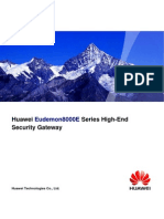 Eudemon8000E High-End Security Gateway Promotion Brochure