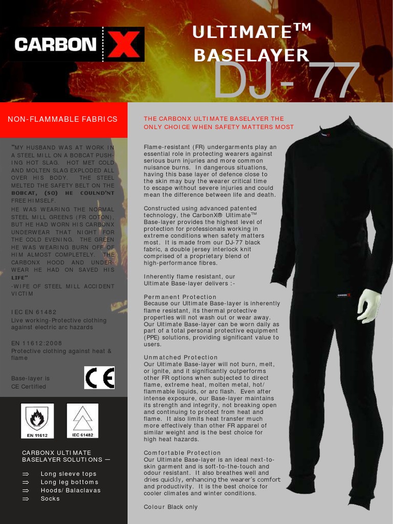 Carbonx Ultimate Dj77Lores PDF Personal Protective Equipment