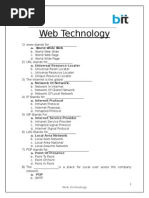 Web Technology