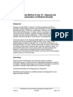 SMOU-Cleanup of Ethidium Bromide