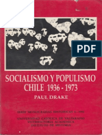 Socialismo y Populismo, Chile 1936-1973 (P. Drake)