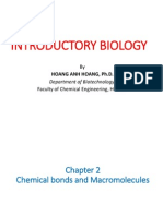 Chapter 2 - Chemical Bonds and Macromolecules