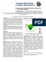 Extracción de capsaicina de chiles frescos con solventes orgánicos