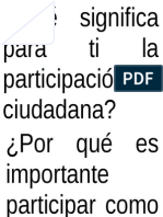 Qué Significa para Ti La Participación Ciudadana