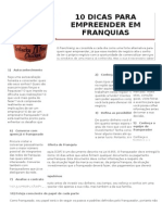 FRANQUIAS - Folheto