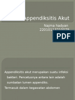 Appendiksitis Akut Referat ppt