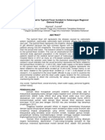 Factors Related to Typhoid Fever Incident in Salewangan Regional General Hospital