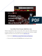 Cara Daftar Poker Domino