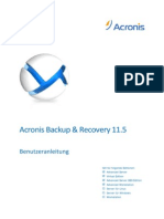 Acronis Backup & Recovery 11.5 Handbuch