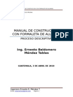 63754207 Manual Actualizado de Construccion Con Formaleta de Aluminio