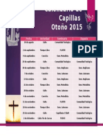 Calendario de Capillas Otoño 2015