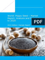 World: Poppy Seed - Market Report. Analysis and Forecast To 2020
