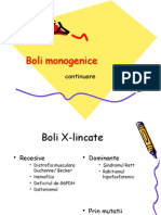 11 Boli X Lincate Recesive genetica an 1 medicina generala 