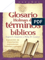 Glosario Holman de Terminos Biblicos